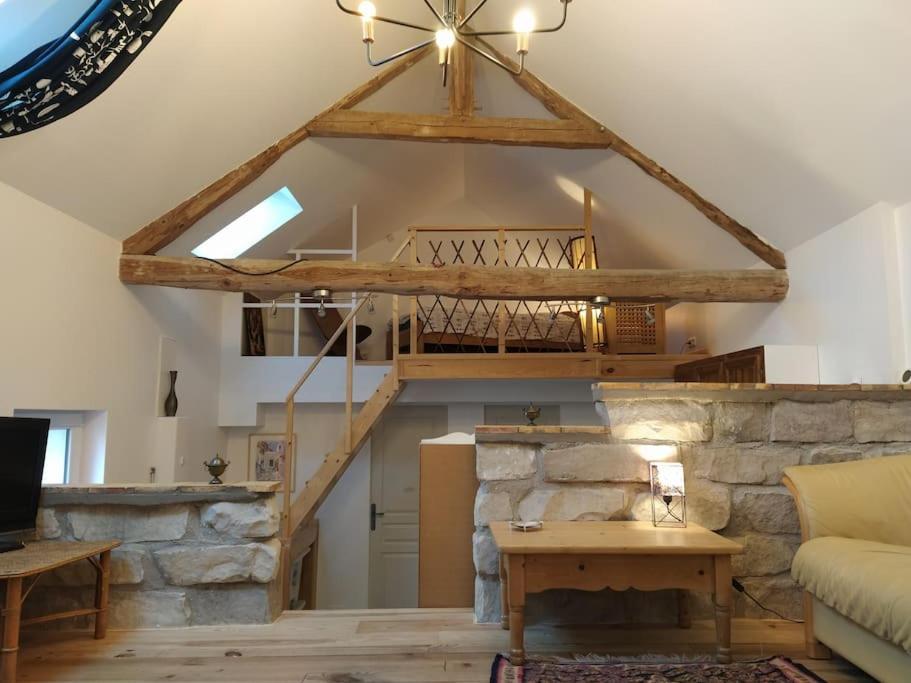 Superbe Appartement Dans Charmant Corps De Ferme Acheres-la-Foret 외부 사진