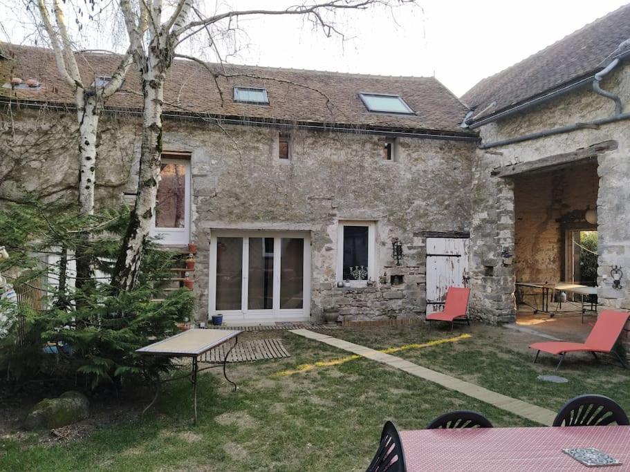 Superbe Appartement Dans Charmant Corps De Ferme Acheres-la-Foret 외부 사진